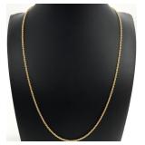 14K Yellow Gold Chain Necklace