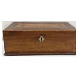 Antique Inlaid Mahogany Box