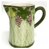 Jay Wilifred Andrea by Sadek Grape Lattice Pitcher