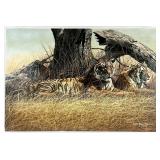 Gary Swanson S/N Wildlife Canvas Art Print, Tigers