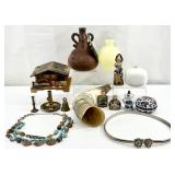 Asst Vintage Small Decor Items & More