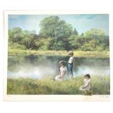 Adolf Sehring S/N Print w/ Hand Painted Remarque