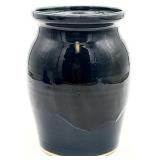 DK Clay (NC) Dark Blue Pottery Jar