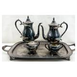 Vintage FB Rogers Silverplate Tea & Coffee Set