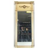 Vintage French Style Trumeau Wall Mirror