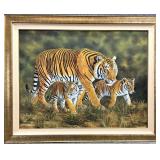XL Ramsey Mapunde Original Painting, Tigers