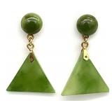 Vintage Jade Style Earrings