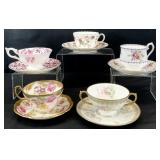 5 Asst Porcelain Teacups