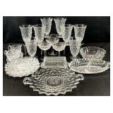 Fostoria American Clear Glass Set
