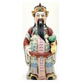 Chinese Porcelain Lu Xing god of Prosperity Figure