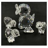 Swarovski Crystal Mallard Duck & Mini Chicks