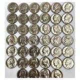 40 Brilliant Uncirculated 1970-D Jefferson Nickels