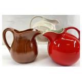 3 Vintage Ball Jug Pitchers