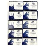 1999-2008 Statehood Quarters Proof Sets