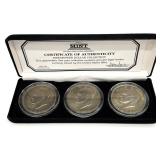 3pc Eisenhower Dollars Set