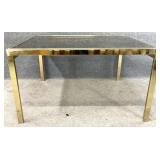 Brass & Glass Dining Table