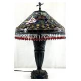 Floral Stained Glass Lamp