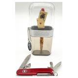 Vintage Swiss Army Knife & ClipArt Black Jack Pen