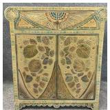 Green One Drawer Blind Door Stand
