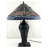 Dragonfly Stained Glass Lamp