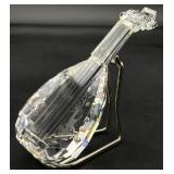 Swarovski Crystal Lute Musical Instrument Figurine