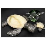 3 Sea Turtle Figures