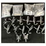 18pc Butterfly Wall Hooks
