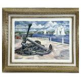 Paul Brent, Portside Anchor Art Print