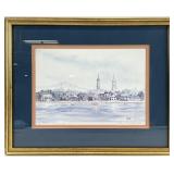 Signed Charleston, SC Art Print