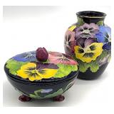 Janet McCall Icing On The Cake Vase & Dish