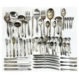 Asst Silver Plate Flatware & More