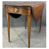 19th Century Inlaid Mahogany Side Table