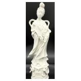 Vintage Porcelain Quan Yin Asian Statue