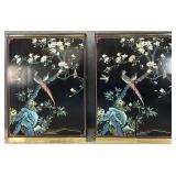 Pair Chinoiserie Blind Door Cabinets