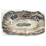 Signed Art Nouveau Silver Plate Dish