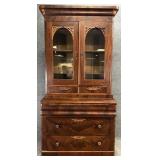 Antique Secretary Desk w/ Bookcase Top