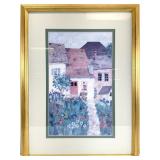 Cottages Framed & Matted Art Print