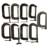 Group Assorted C Clamps