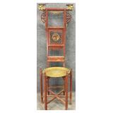 Asian Altar Stand w/ Brass Charger
