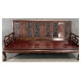 Chinoiserie Rosewood Settee
