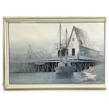 Milton Lenoir Safe Harbor Framed Art Print
