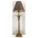 Twisted Palm Tree Candlestick Lamp