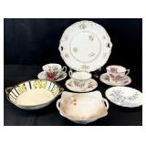 Vintage Porcelain Teacups, Saucers & More