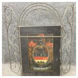 Decorative Metal Fireplace Screen