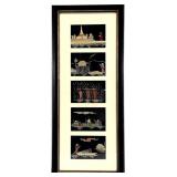 Vintage Asian Rice Straw Framed Art