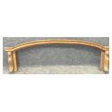 Antique Oak Architectural Buffet Top