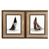 2 Joel Kirk Sailboat Art Prints