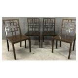 Set of 4 Overlapping Square Chairs
