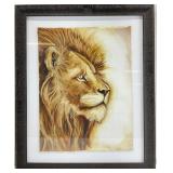 Tre Sorelle Studios Lion Portrait Framed Art Print