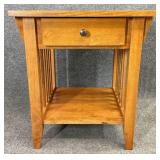 One Drawer Mission Style Nightstand
